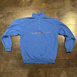 TOMMY HILFIGER / BLUE REBEL QUARTER ZIP